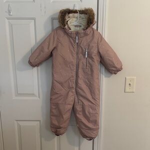Toddler Girl Snowsuit 2T H&M Pink